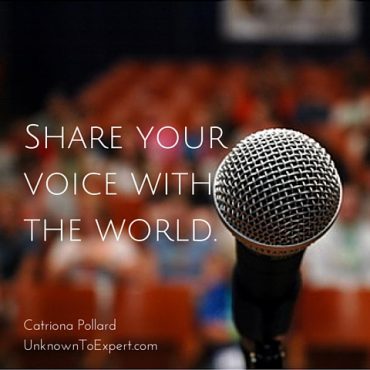 share your voice with the world