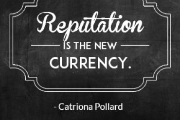 Reputation is the new currency